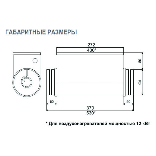 EOK-125-1.8-1ф электронагреватель