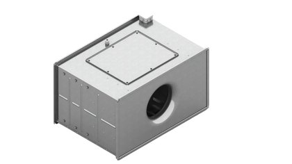 Вентилятор канальный радиальный прямоугольный КАНАЛ-КВАРК-ПН