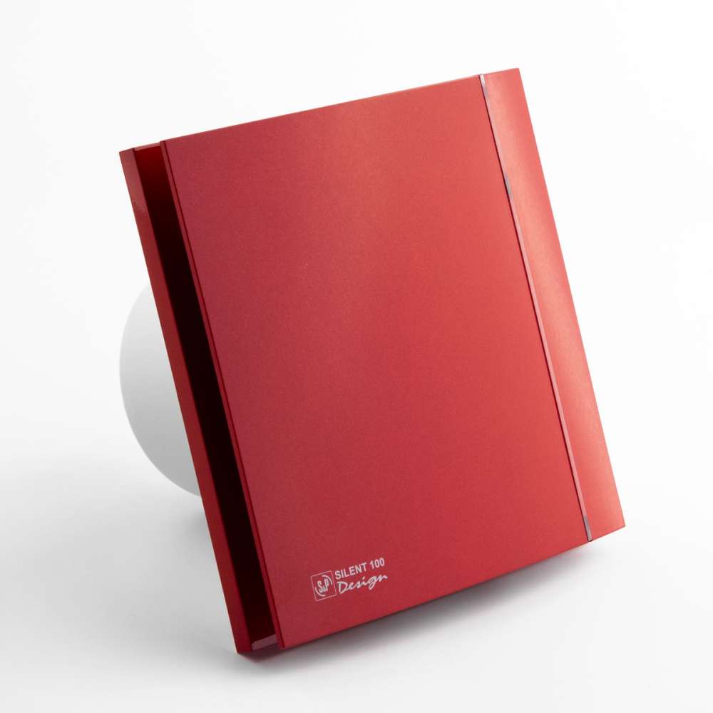 Накладной вентилятор Soler Palau SILENT-100 CRZ RED DESIGN 4C