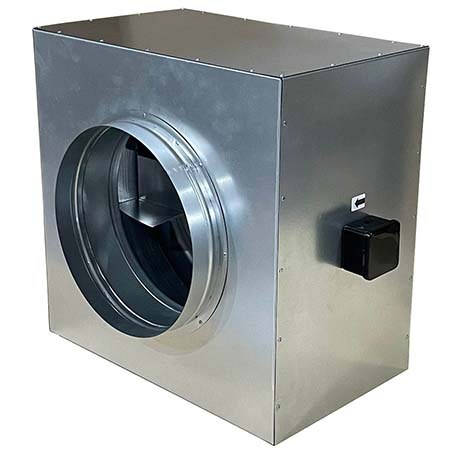 Вентилятор Ванвент ВКВ-250 К ISO шумоизолированный для круглых воздуховодов (1000 m³/h)