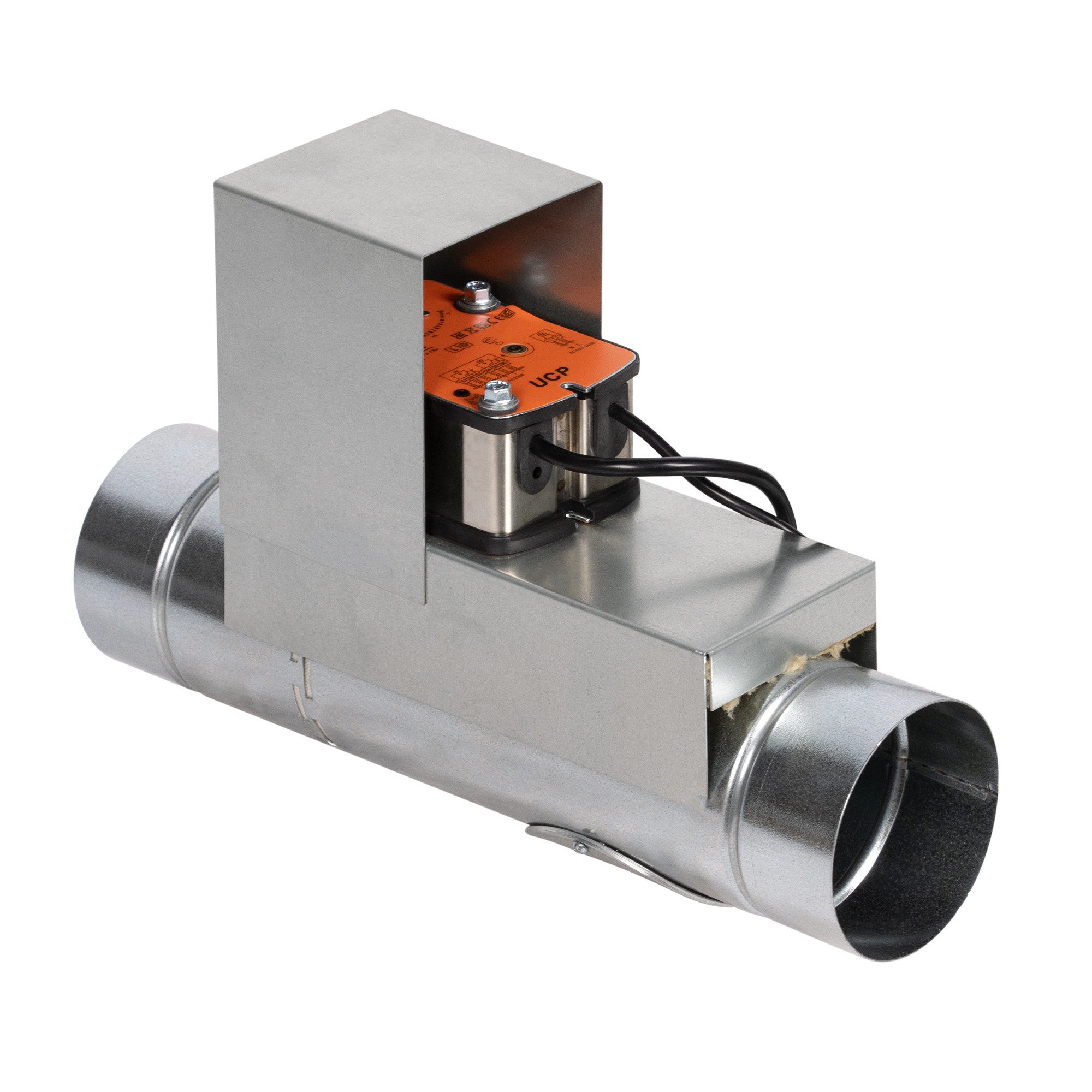 Клапан противопожарный SHUFT SHFDO-90-O-d250-MB230-0-0-Kk-0