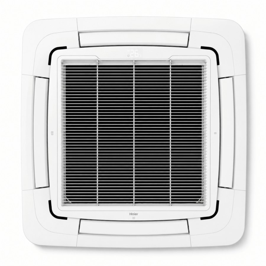 Кассетная сплит-система Haier On-Off AB105F2LR1FA / 1U105F2LQ1FB с панелью PB-950QB