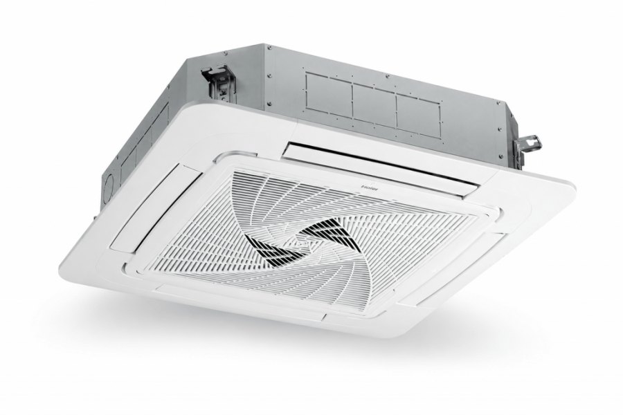Кассетная сплит-система Haier ECO R32 AB105S2LR1FA / 1U105S1LS1FA с панелью PB-950QB