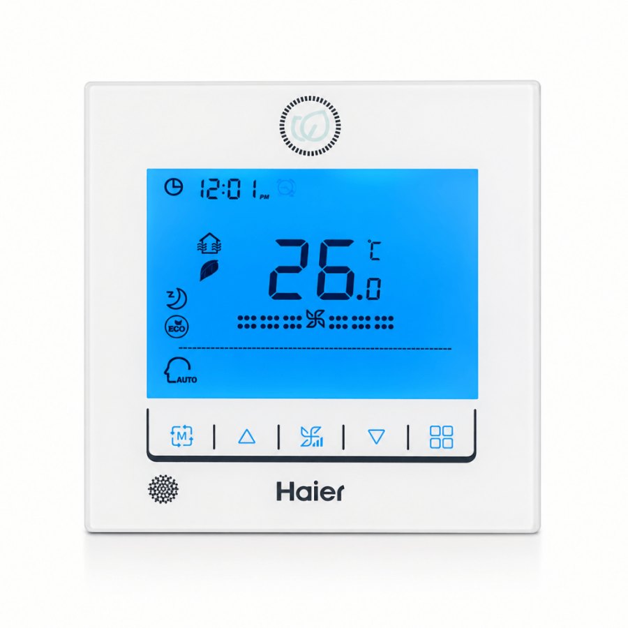 Проводной пульт к канальным фанкойлам Haier HW-CA101AGK Проводной пульт к канальным фанкойлам Haier HW-CA101AGK