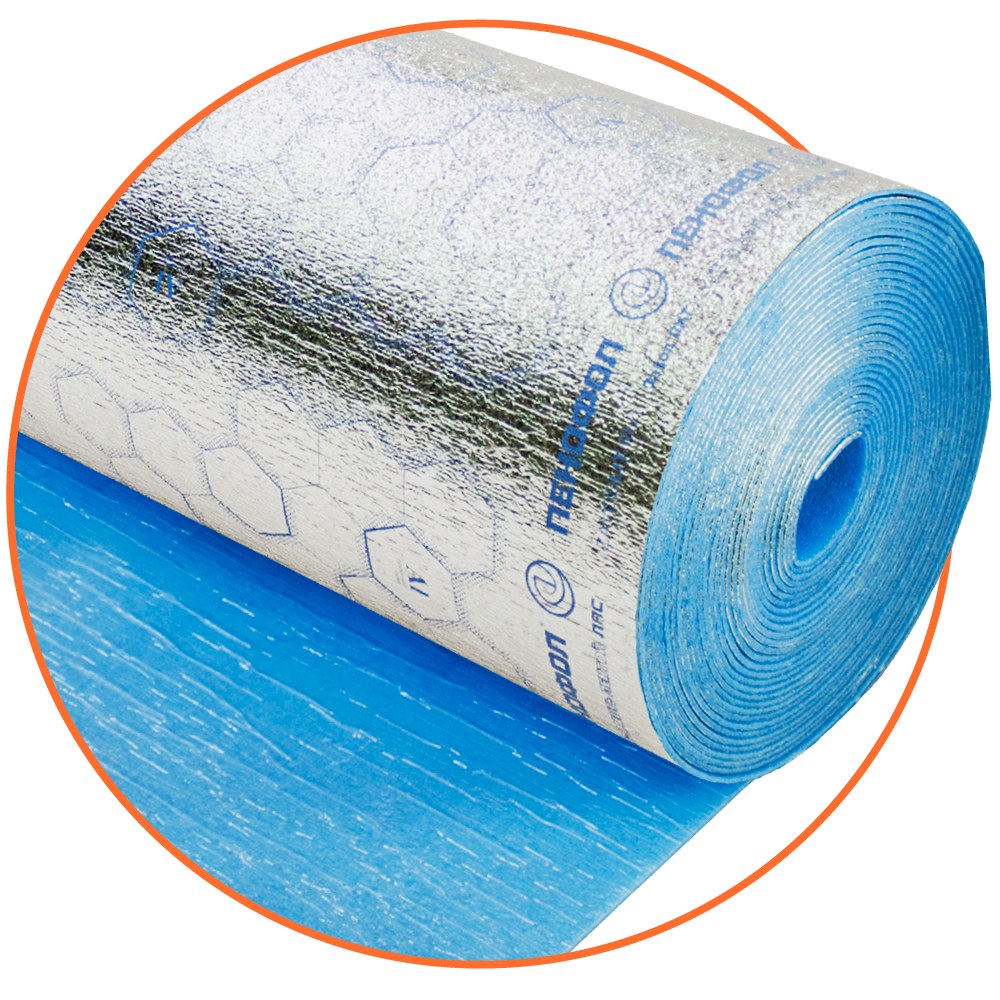 ПЕНОФОЛ тип C 100 мм, мат 1000×2000 мм