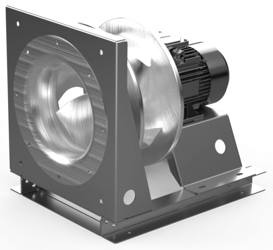 Промышленный EC-вентилятор plug-fan с назад загнутыми лопатками RADPF EC 400